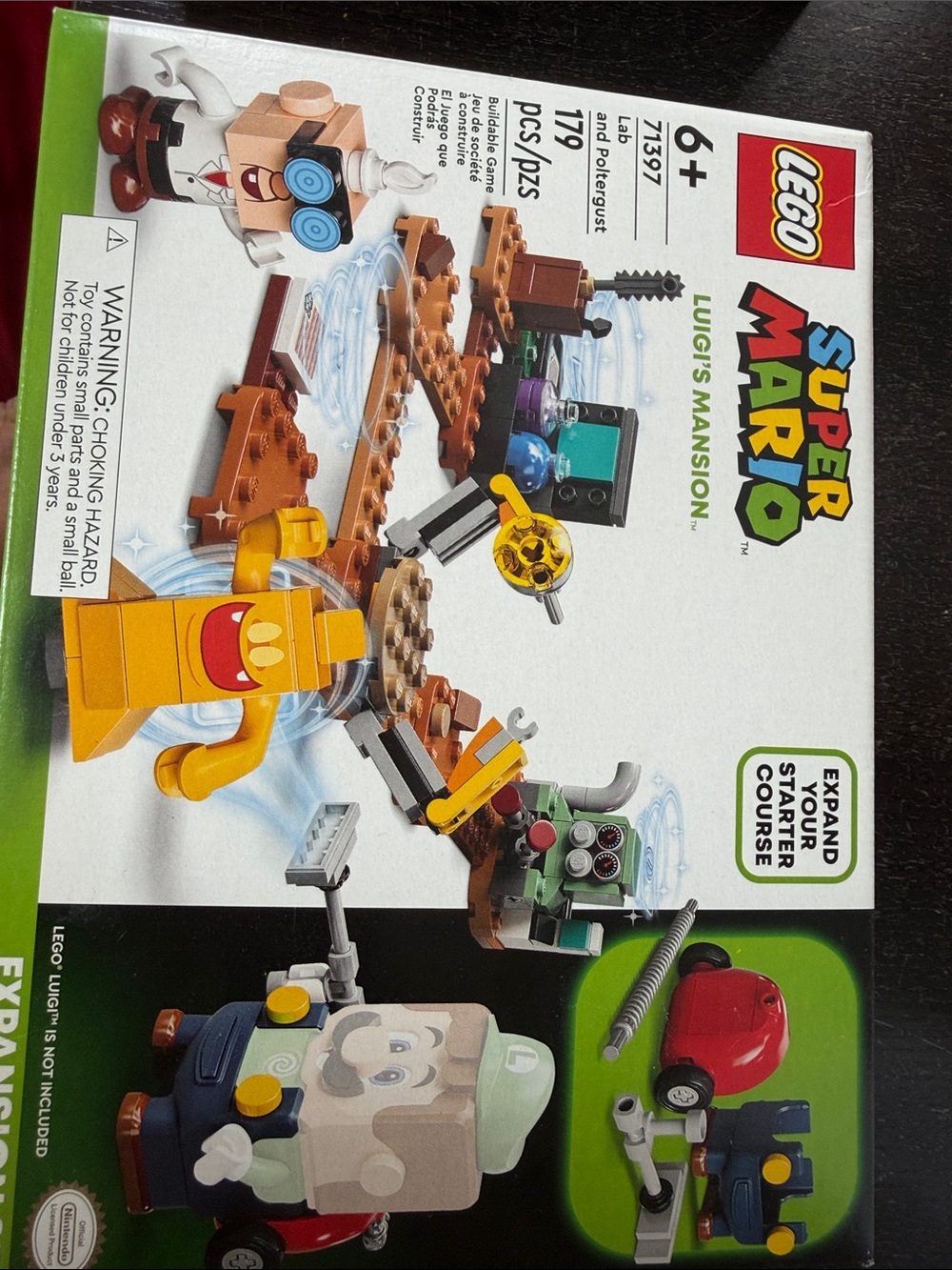 sealed, RETIRED set LEGO Super Mario Luigi's Mansion Lab and Poltergust 71397